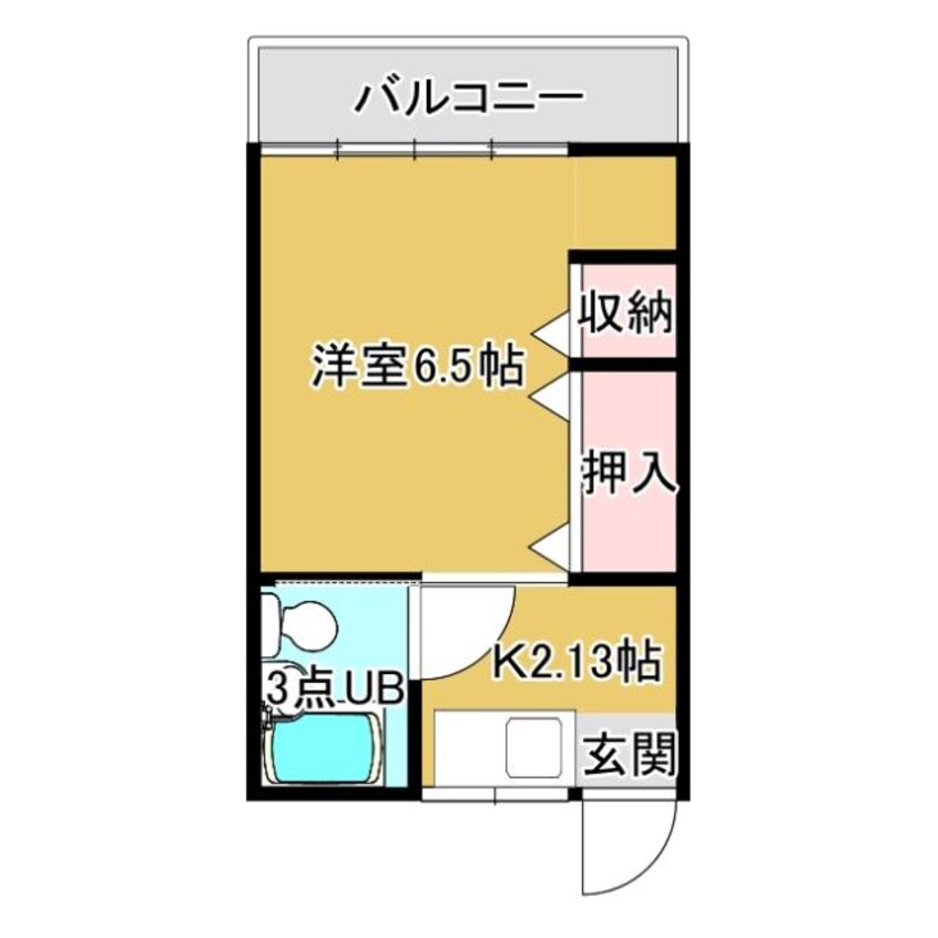 間取図 ステーツ今井Ⅰ