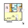 ロイヤルD 1LDKの間取り