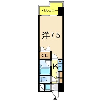 間取図 日興パレス長岡　９０２