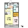 グラーツ 1LDKの間取り