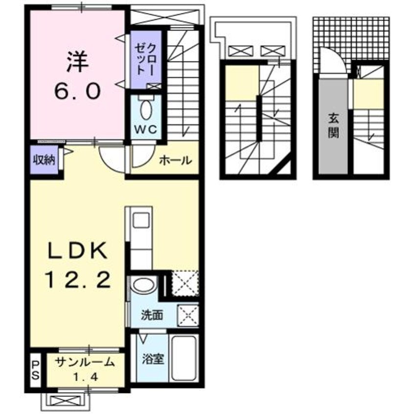 間取図 ノーブル笹崎