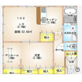 間取図 グランドゥールⅠ