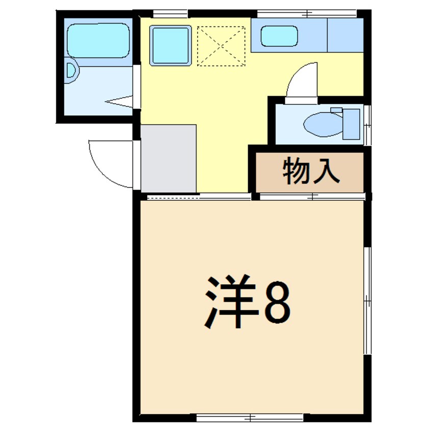 間取図 コーポサンシャイン