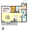 プリムローズⅡ 1LDKの間取り