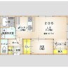 ウインドソングⅢ 1LDKの間取り