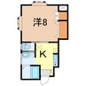 ゴールデンタッセルⅡ 1Kの間取り