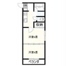 ミントハウス（川崎） 2Kの間取り