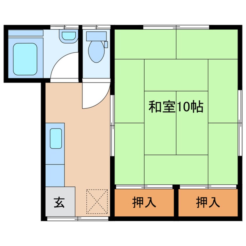 間取図 八木アパート