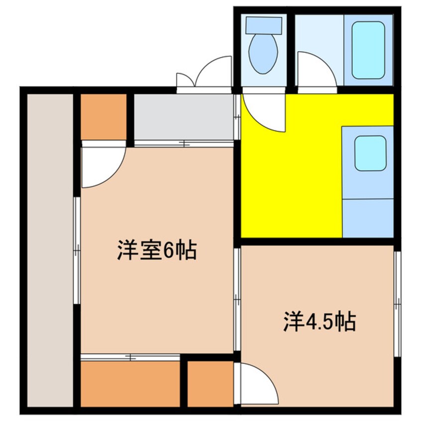 間取図 いいづかハイツ