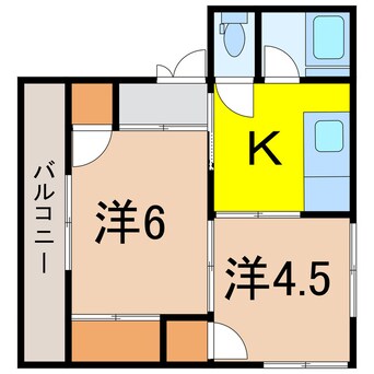 間取図 いいづかハイツ