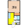 クリエイト 1Kの間取り