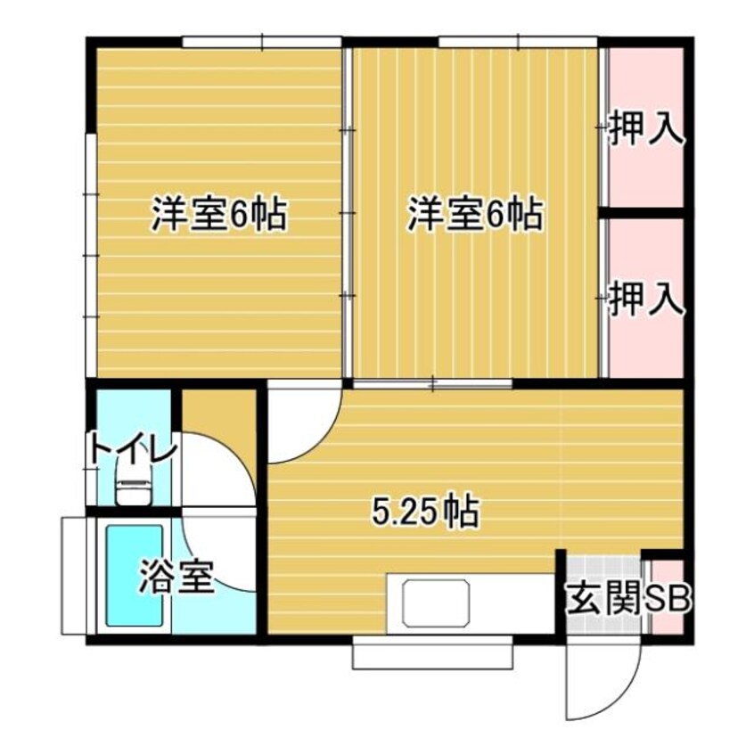 間取図 コーポKYT－V