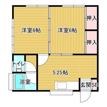 間取図 コーポKYT－V