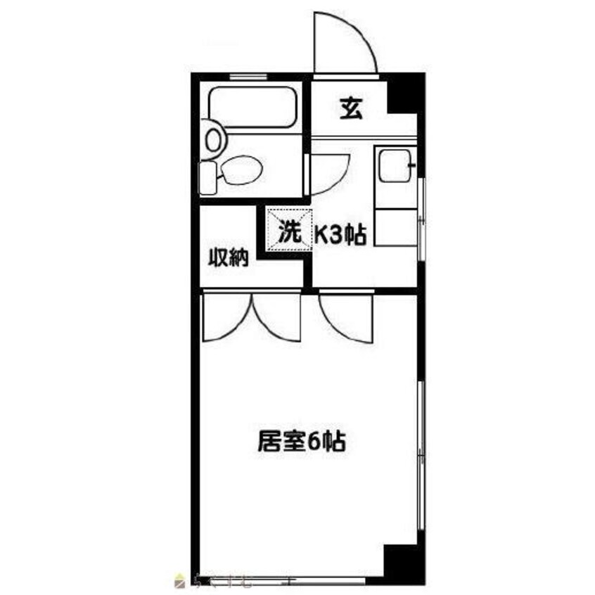 間取図 ユーロハイツ千手