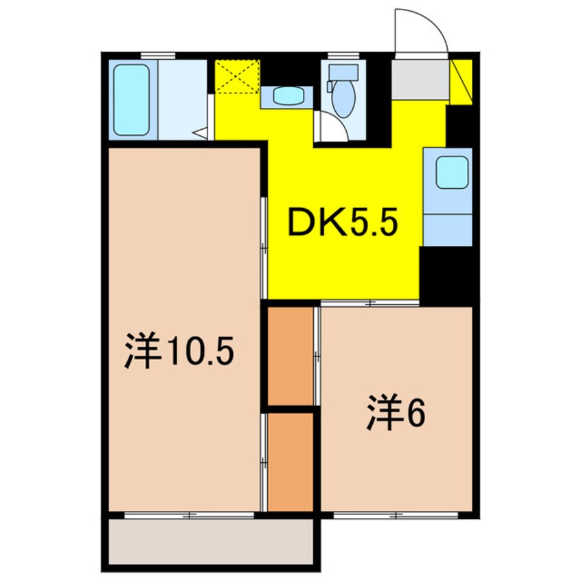 間取図 マンションメゾンわたり