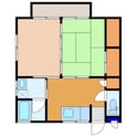 さわみ荘Ⅲの間取図