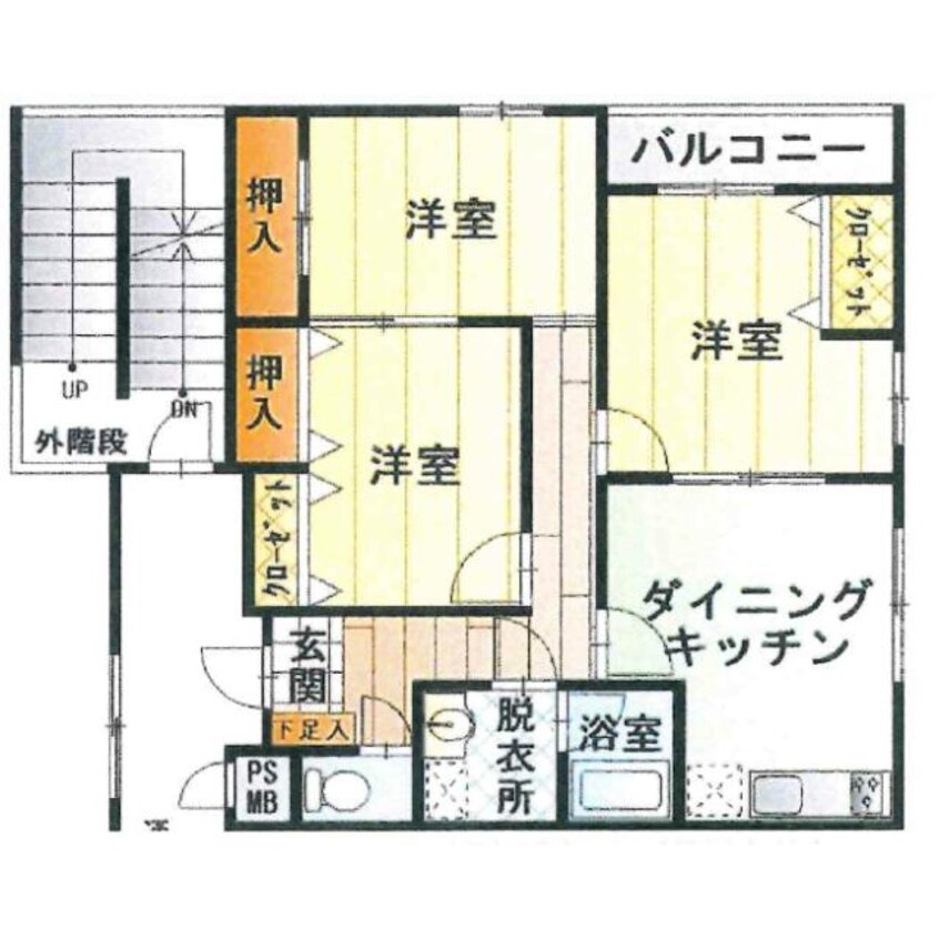 間取図 ウィステリア台町