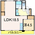 スカイクレスト与板Ⅰの間取図