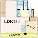 スカイクレスト与板Ⅰの間取図