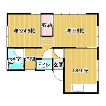 間取図 コーポ寿Ⅱ