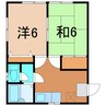 サンライズコーポ 2Kの間取り