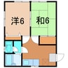 サンライズコーポ 2Kの間取り