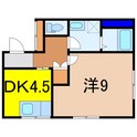 コーポ中村の間取図