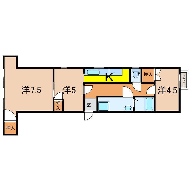 間取り図 コーポ・エイト