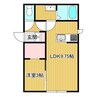 Arno 1LDKの間取り