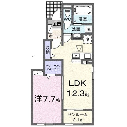 間取り図 シエロガーデン柏崎
