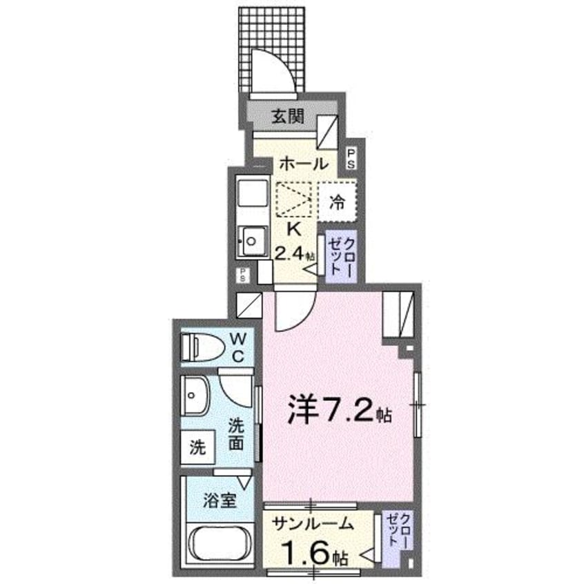 間取図 レジデンスヒカル