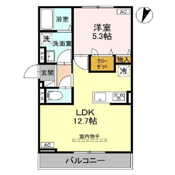 間取図 エテルノ　ドス