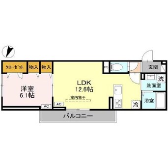 間取図 エテルノ　ドス