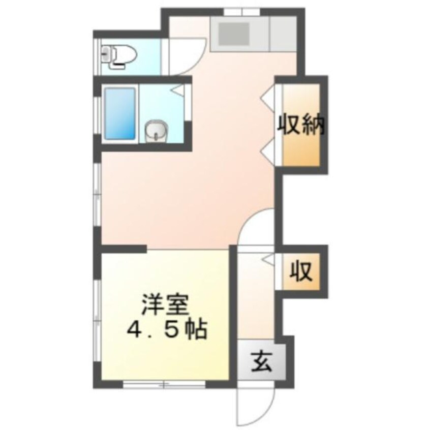 間取図 コーポA-1
