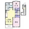 グリーン　ゲイブルズ　Ⅳ番館 2LDKの間取り