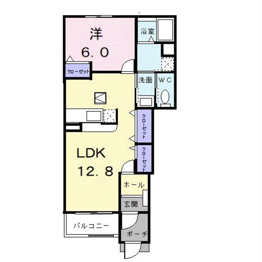 間取図 ガーデンヒルズＢ