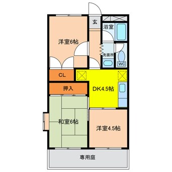 間取図 コスミオンアリベ
