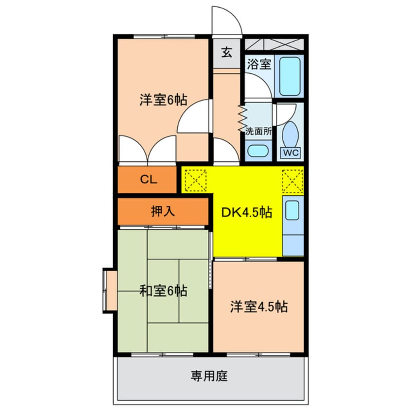 間取図 コスミオンアリベ