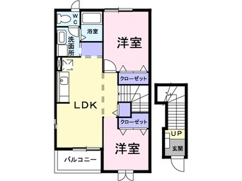 間取図 フォンターナ　フェリチータC