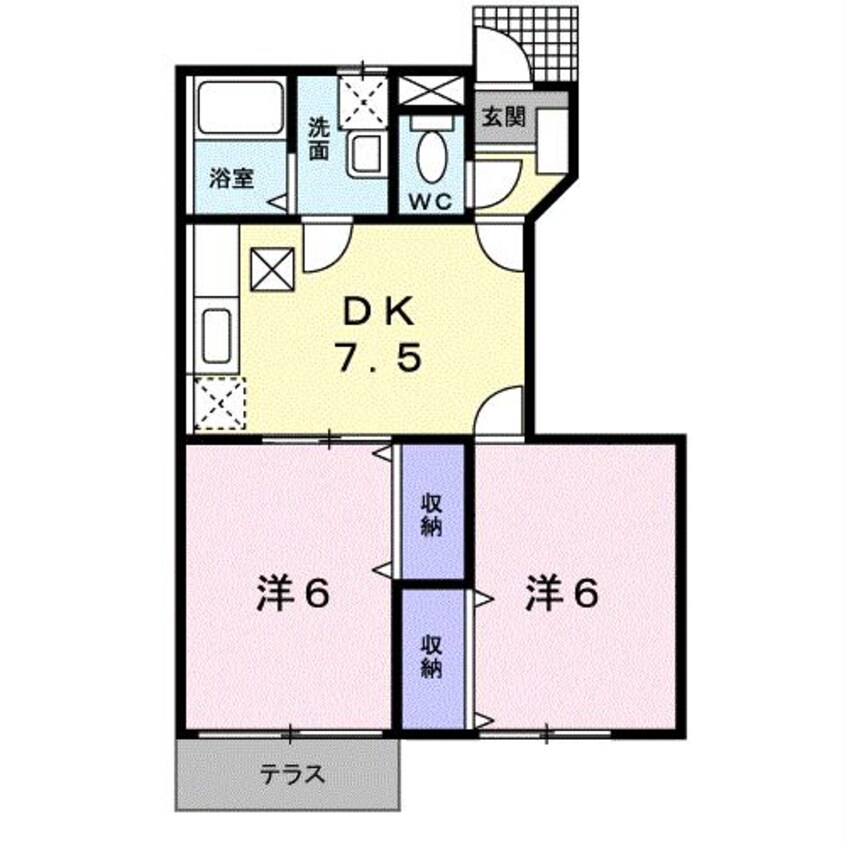 間取図 ララヴィコロ