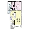 コルナーレ　Ⅰ 1LDKの間取り