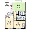 メゾンフレンズ 2Kの間取り