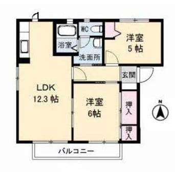 間取図 シャーメゾン　ドラジェＡ・Ｂ・Ｃ・Ｄ