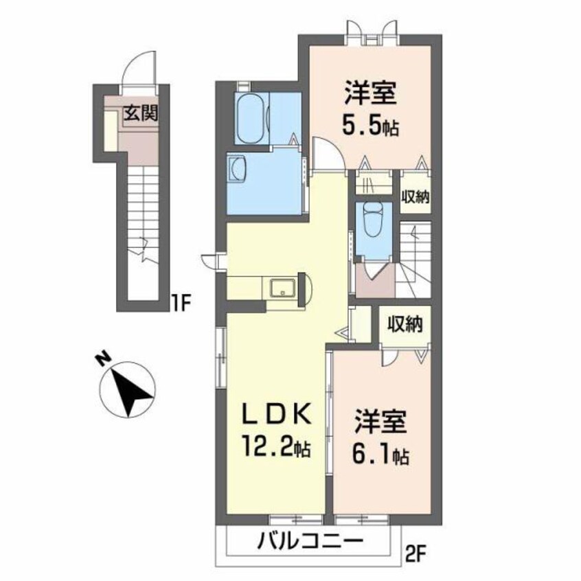 間取図 シャーメゾンディモア