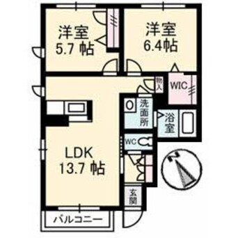 間取図 シャーメゾン　カーザ・フェリース