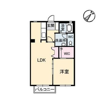 間取図 シャーメゾン・キュプラ