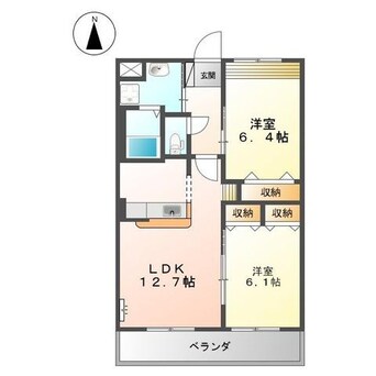 間取図 ヴァンベール・キャンディ