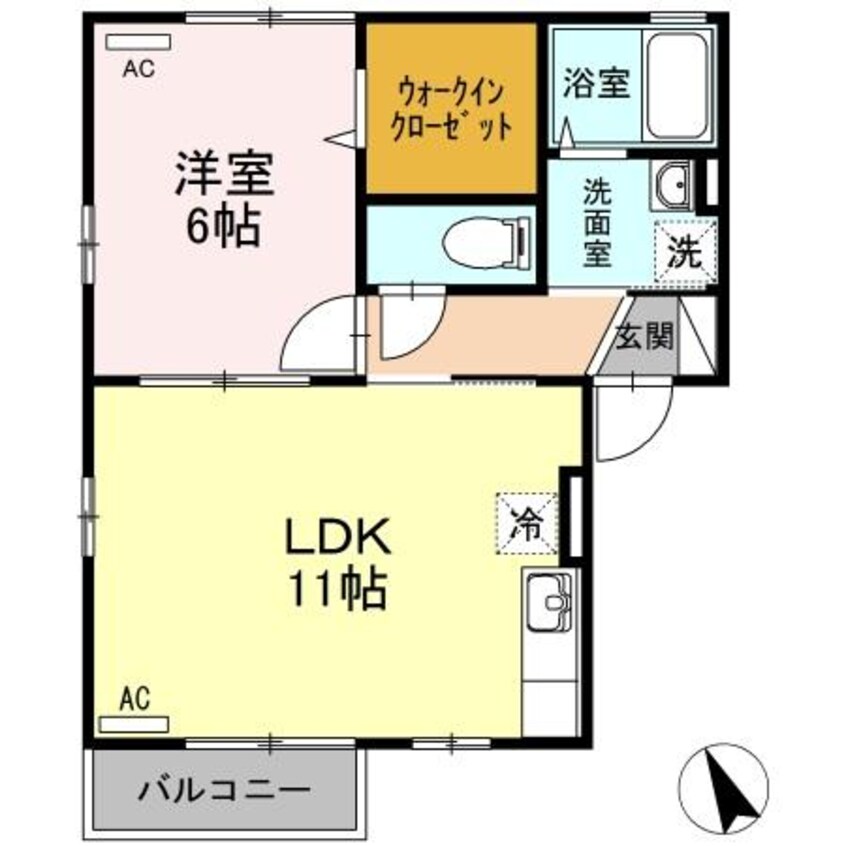 間取図 コンフォートヴィラ