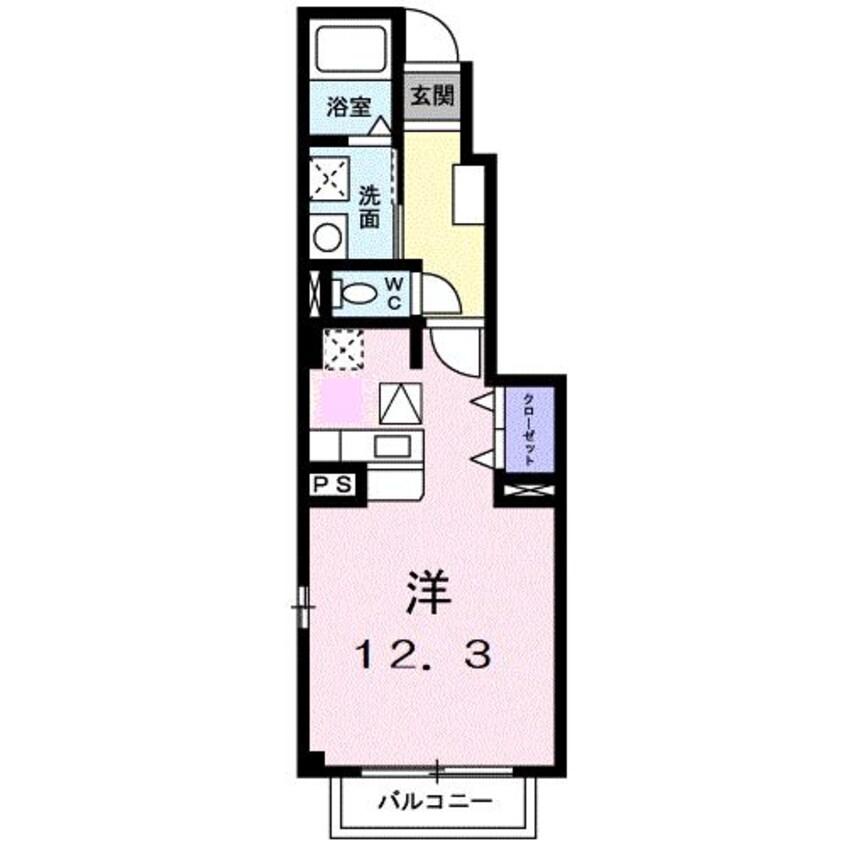 間取図 クレールヒルズ