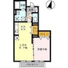 エミネンス上野中 1LDKの間取り
